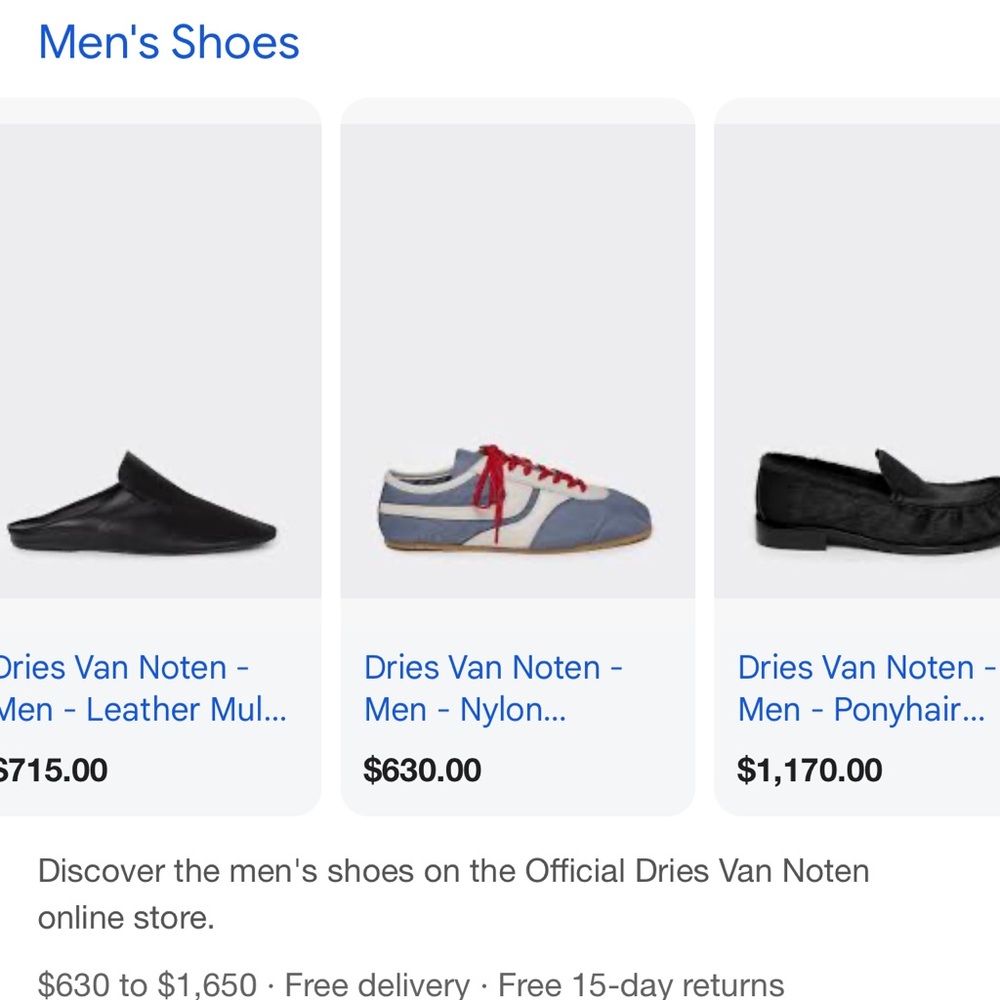 Dries Van Noten Suede NWOB Sneakers Flats Loafers Trainers 11 Shoes - Picture 2 of 9